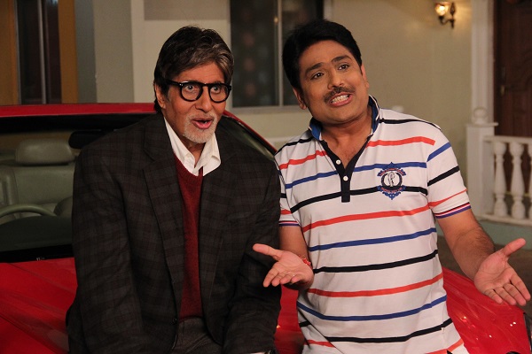 Amitabh Bachchan with Taarak Mehta 1