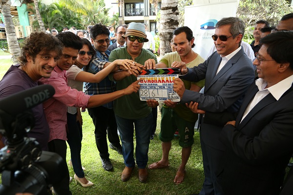 Humshakals team with the Vice Prime Minister of Mauritius