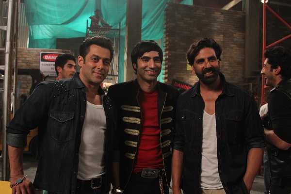 Arfi Lamba with Salman Khan and Akshay Kumar